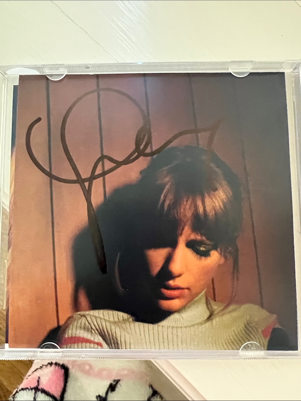 New SIGNED signature Midnights CD Taylor Swift